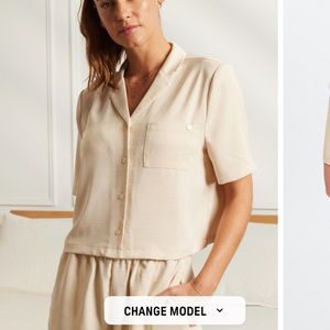 Fabletics sleep set in color Tapioca